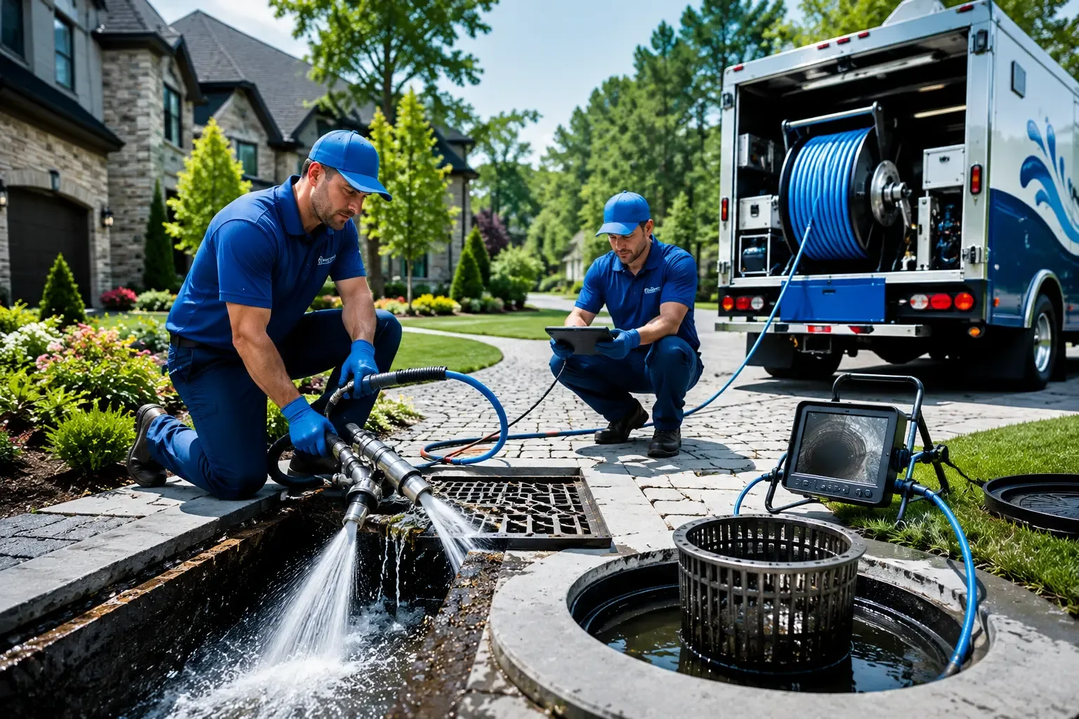 Local outdoor drain cleaning professionals in Woodside, DE
